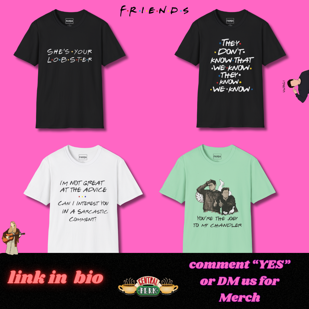 FRIENDS MERCH T-SHIRT TV SHOW