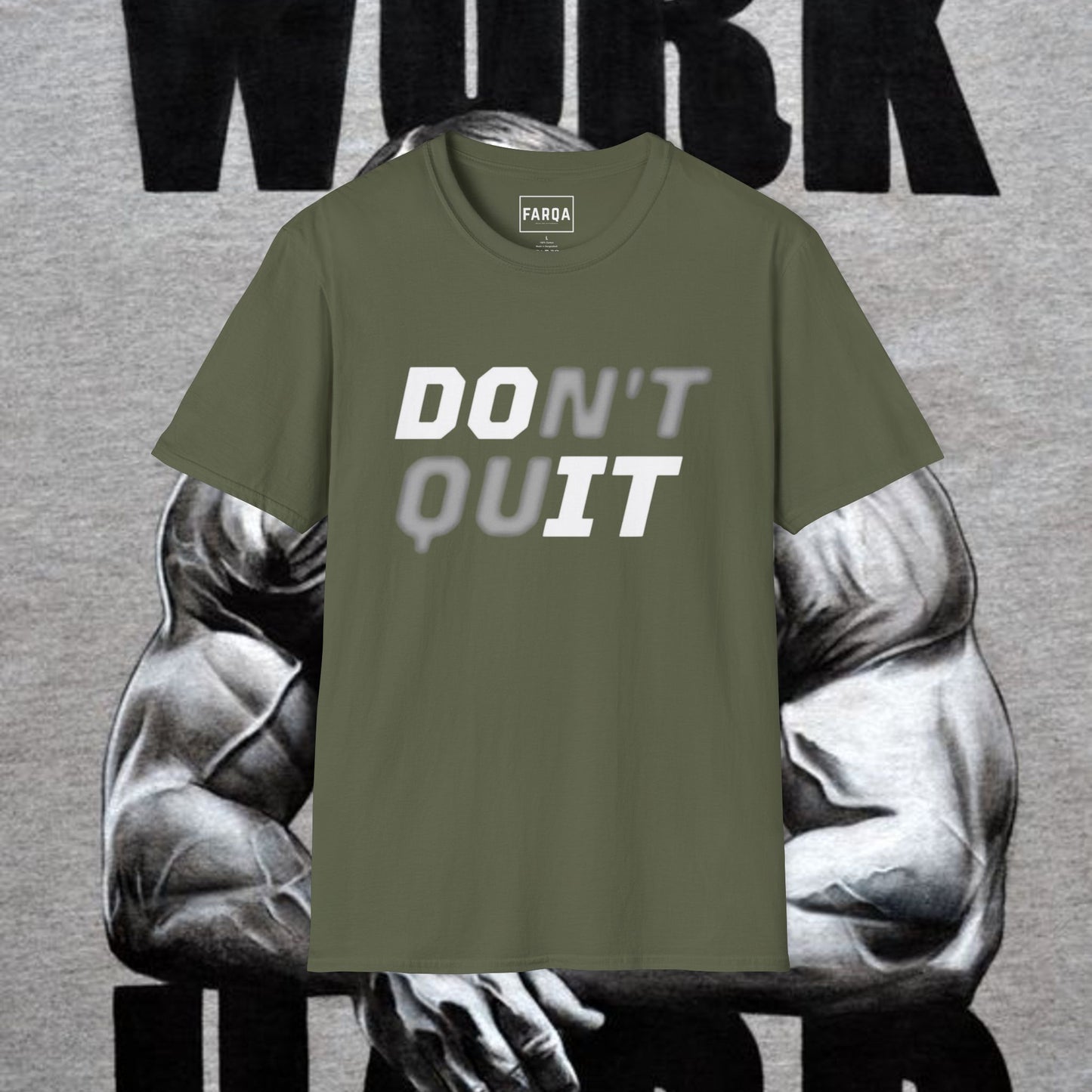 Motivation Gym/Casual Cotton T-Shirt