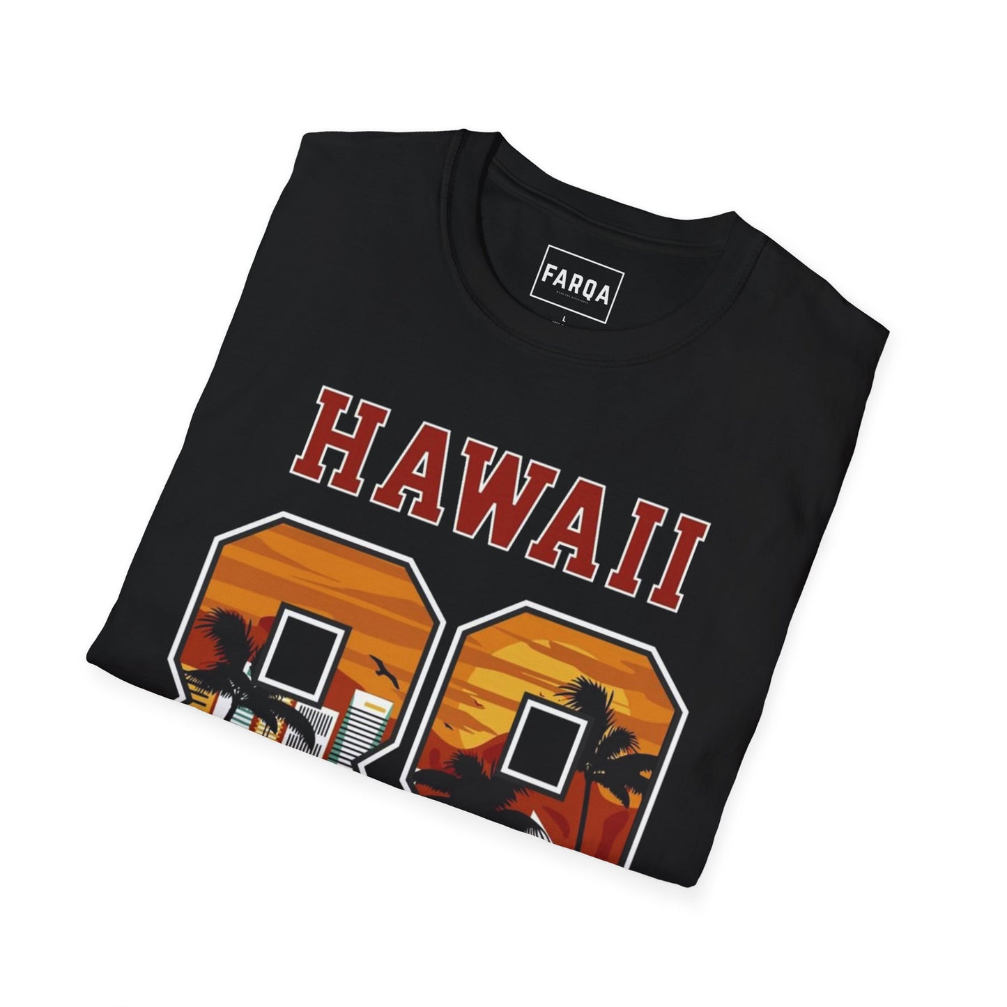 Hawaii Retro Graphic T-Shirt - Vintage Tropical Design