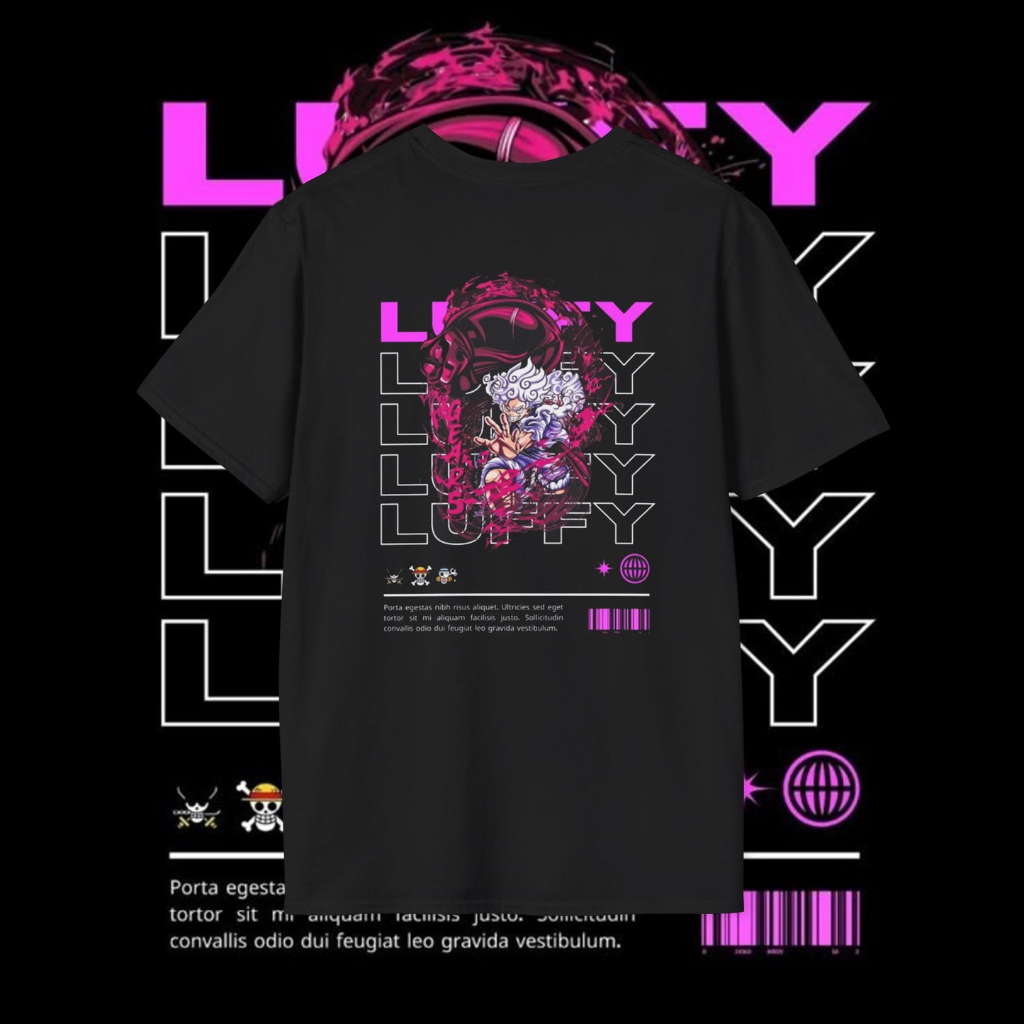 Silent Protagonist, Loud Energy Anime T-Shirt