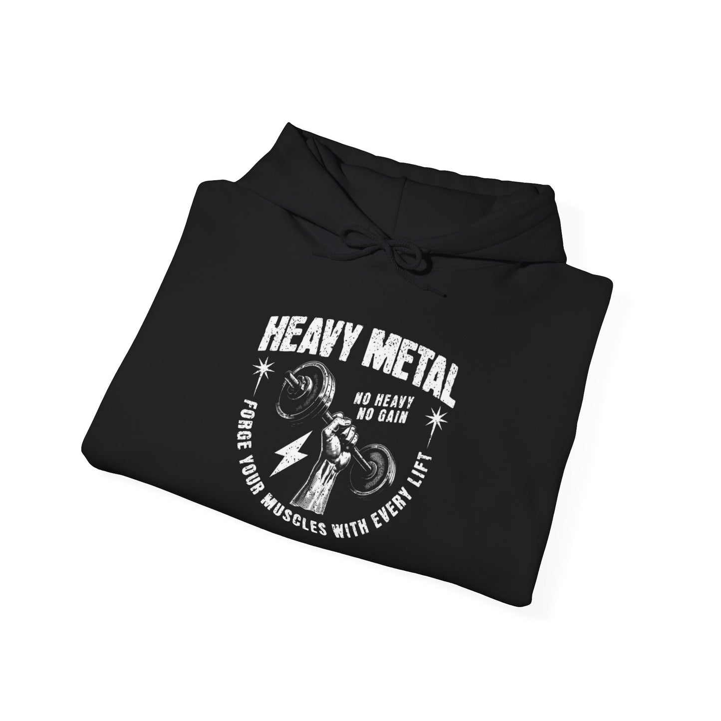 Heavy Metal Gym Motivation Hoodie