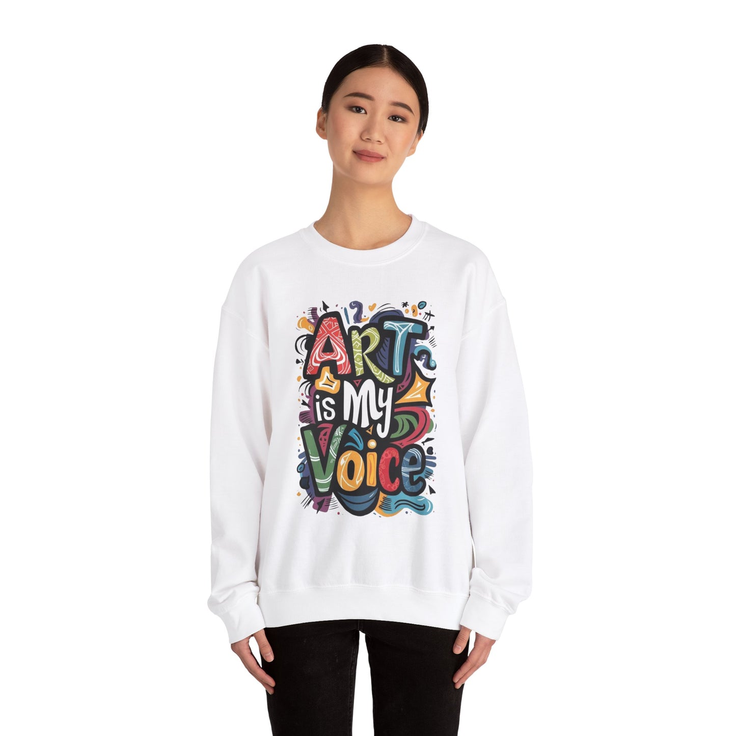 ART is my voice Sweatshirt