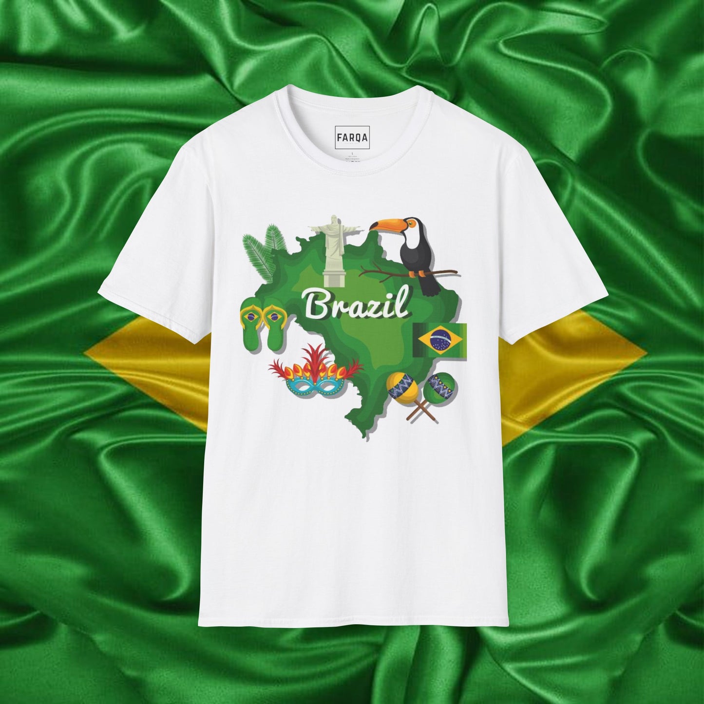 Brazilian Tourism T-Shirt - Explore the Land of Samba and Adventure